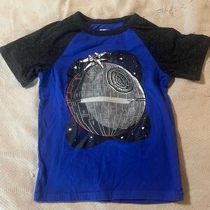 Star Wars Blue and Black Death Star Tee